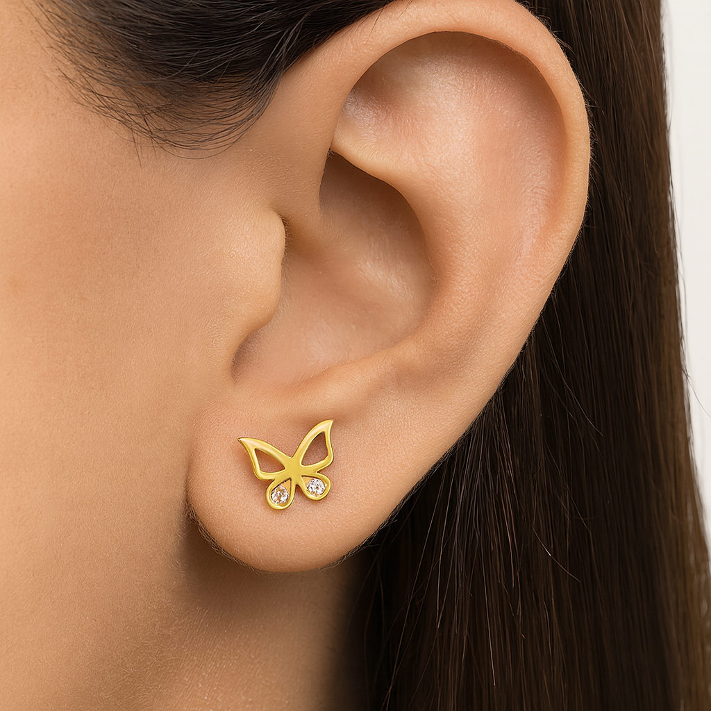 Golden Butterfly Piercing