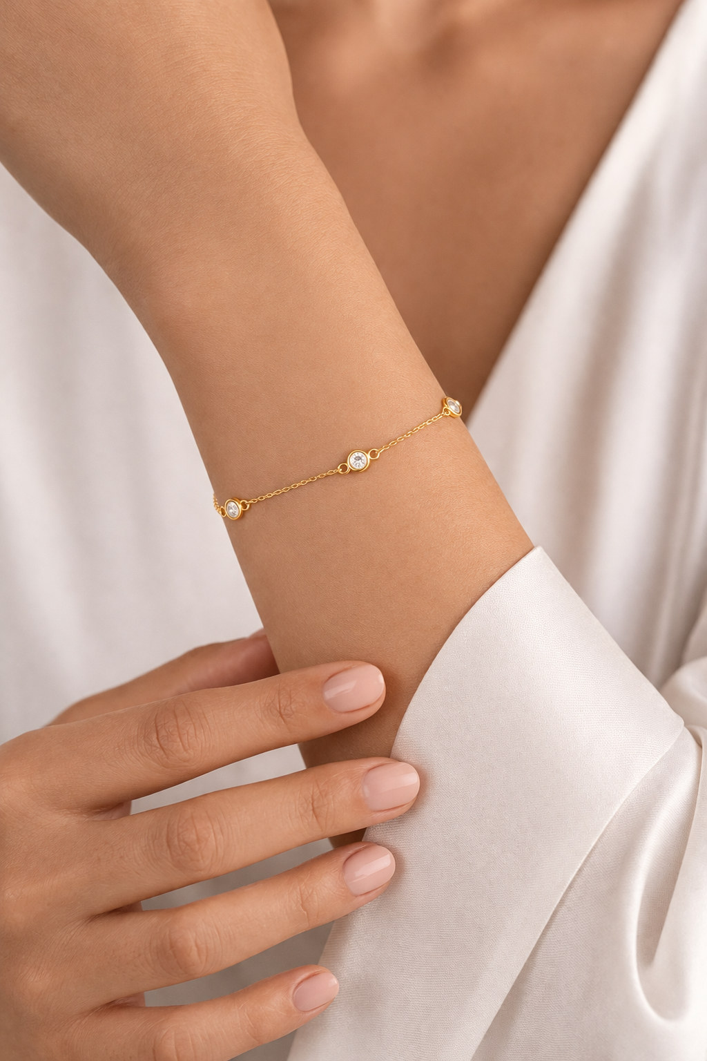 Diamond Station Bracelet