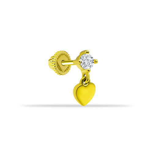 Radiant Heart Drop Piercing