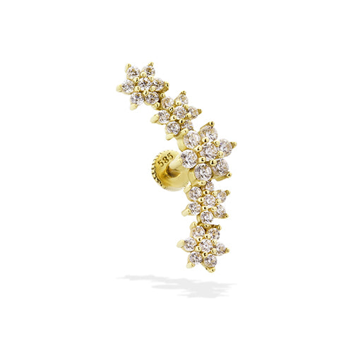Radiant Bloom Climber Piercing