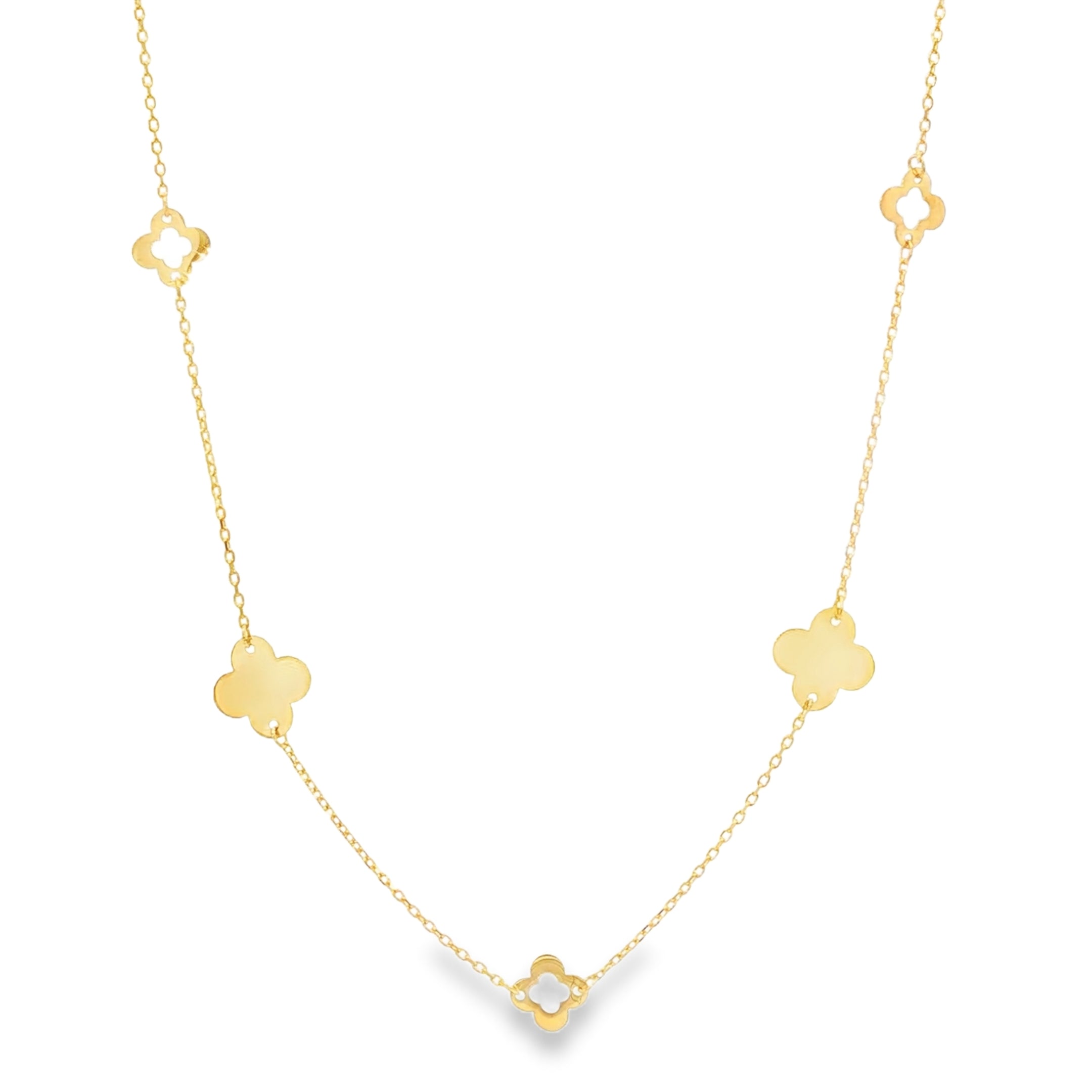 Golden Clover Necklace