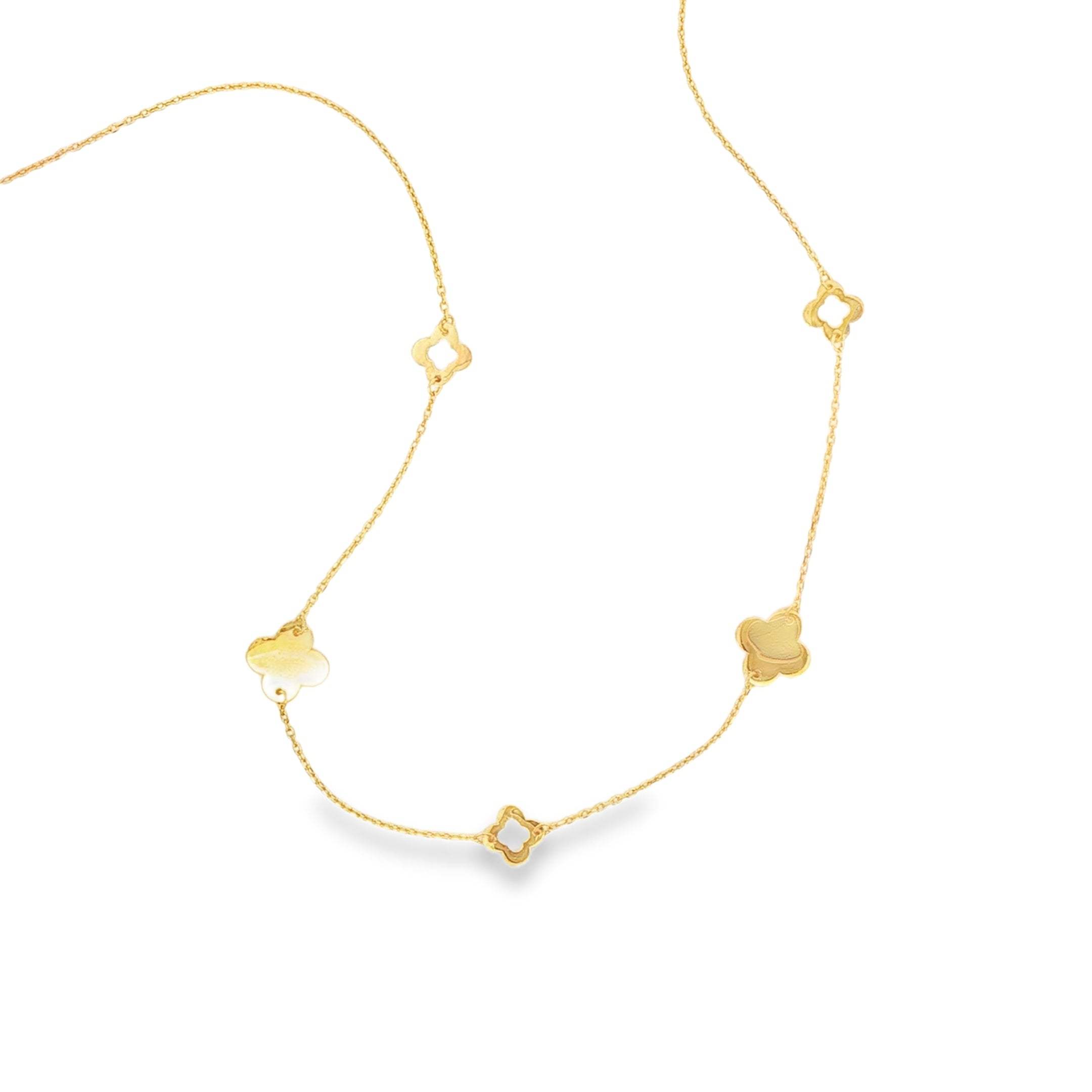 Golden Clover Necklace